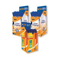 Bic Cristal Ballpoint Pen Medium Blue (Pack of 50) Buy 2 Get FOC x50 Bic Clic Stick Blue