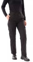 Work in Style Ladies Cargo Trousers: Comfortable, Functional Workwear for Professional Women Black 2