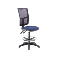 5 Star Lumo Mesh Chair No Arms Draughtsman Kit Royal Blue SF4862786