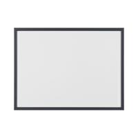 Bi-Office Basic Whiteboard Drywipe Surface Black Frame 60x45cm MP04001161