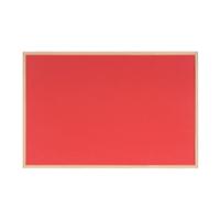 Bi-Office Double-Sided Board Cork And Felt 600x900mm Red FB0710010