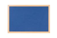 Earth Prime Felt Noticeboard 60x45cm Blue Oak MDF Frame FB0443233