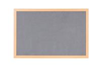 Earth Prime Felt Noticeboard 90x60cm Grey Oak MDF Frame FB0742233