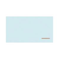 Bi-Office Loop Magnetic Lacquered Steel Surface Frameless board 1800x1000mm Sky WRL01940101