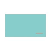 Bi-Office Loop Magnetic Lacquered Steel Surface Frameless board 2400x1000mm Caribe WRL02950101