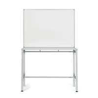 Bi-Office Industrial Desk Magnetic Whiteboard Lacquered Steel 120x90cm SD162606