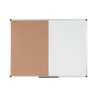 Bi-Office Maya Combination Board Cork/Drywipe Surface 120x90cm XA0502170