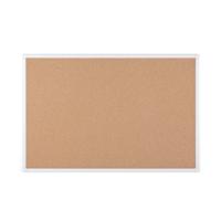 Bi-Office Maya Antimicrobial Cork Board Aluminium Frame 90x60cm BCA031226
