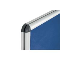 Bi-Office Enclore Felt Indoor Lockable Glazed Case 1230x1830x35mm Blue VT770107150