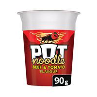 Pot Noodle Beef and Tomato 90g (Pack of 12) 12033914