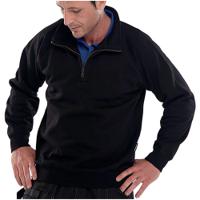 Beeswift Quarter Zip Sweatshirt Black 3XL