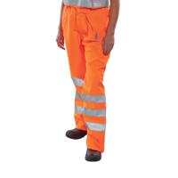 Beeswift Birkdale High Visibility Breathable Trousers Orange XL BITORXL