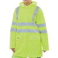 Beeswift Fire Retardant Anti-Static High Visibility Jacket Saturn Yellow L