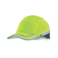 Beeswift B-Brand High Visibility Safety Baseball Cap with Retro Reflective Tape Saturn Yellow