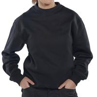 Beeswift Click Polycotton Sweatshirt Black L CLPCSBLL