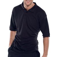 Beeswift Click Short Sleeve Polo Shirt Black M