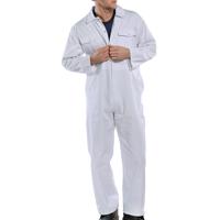 Beeswift Click Boilersuit White 52 PCBSW52