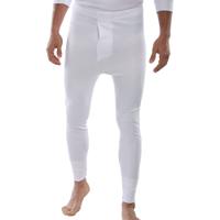 Beeswift Thermal Long Johns White L