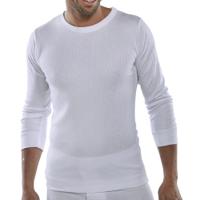 Beeswift Long Sleeve Thermal Vest White M