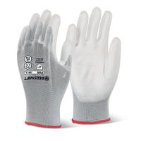 Beeswift PU Coated Gloves White L PUGWL