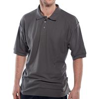 Beeswift Click Short Sleeve Polo Shirt Grey S CLPKSGYS