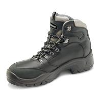 Beeswift PU Rubber D-Ring S3 Steel Toe Cap Safety Boots 1Pr Black 4 CF62BL04