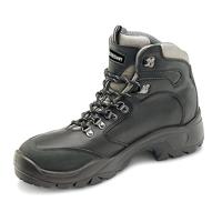 Beeswift PU Rubber D-Ring S3 Steel Toe Cap Safety Boots 1Pr Black 13 CF62BL13