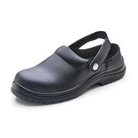 Beeswift Micro-Fibre Slipper Steel Toe Cap 1Pr Black 4 CF84304