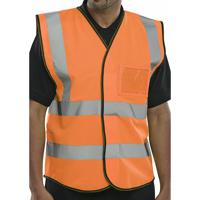 Beeswift High Visibility ID Vest Orange L BD108ORL