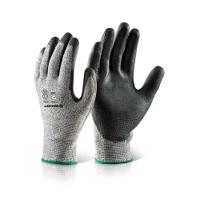 Beeswift PU Coated Cut 5 Gloves Black M