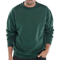 Beeswift Click Polycotton Sweatshirt Bottle Green 4XL