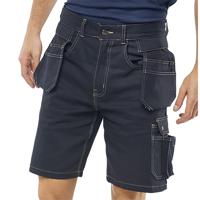 Beeswift Grantham Multipurpose Pocket Shorts Navy Blue 44 GMPSN44