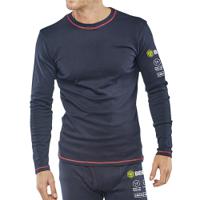 Beeswift ARC Compliant Long Sleeve T-Shirt Under Garment Flame Retardant Anti-Static Navy Blue S