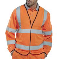 Beeswift High Visibility Long Sleeve Jerkin Orange 2XL PKJENGOR2XL