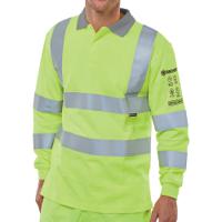 Beeswift ARC Compliant High Visibility Polo Shirt Saturn Yellow M