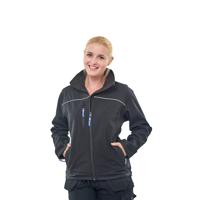 Beeswift Ladies Soft Shell Jacket Black Small LSSJBLS