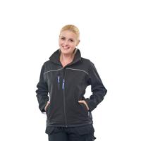 Beeswift Ladies Soft Shell Jacket Black Large LSSJBLL