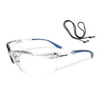 Beeswift Adjustable Safety Spectacles Clear/Clear Frame