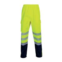 Beeswift Deltic High Visibility Over Trousers Two Tone Saturn Yellow/Navy Blue XL BSDTRTTSYNXL