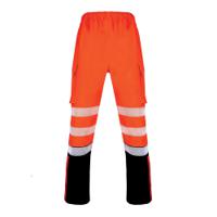 Beeswift Deltic High Visibility Over Trousers Two Tone Orange/Black 3XL