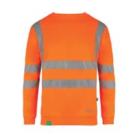 Beeswift Envirowear High Visibility Sweatshirt Orange 3XL