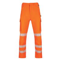 Beeswift Envirowear High Visibility Trousers Orange 38T