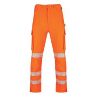 Beeswift Envirowear High Visibility Trousers Orange 42T