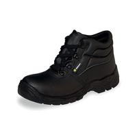 Beeswift Chukka Steel Toe Cap 4-D Ring Safety Boots 1Pr Black 3 CF57BL03