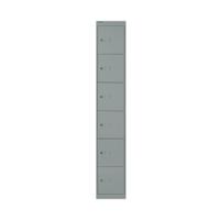 Bisley 6 Door Locker 305x457x1802mm Goose Grey CLK186 GOOSE