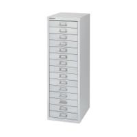 Bisley 15 Multidrawer Cabinet 279x380x860mm Silver BY58420