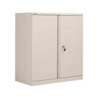 Bisley 2 Door Cupboard Empty 915x470x1000mm Goose Grey KF78709