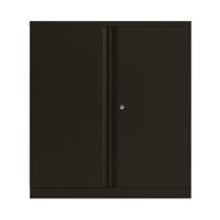 Bisley 2 Door Cupboard Empty 914x470x1000mm Black KF78711