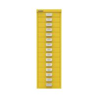 Bisley 15 Multidrawer Cabinet 279x380x860mm Canary Yellow BY78745