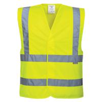 Portwest Hi Vis Band and Brace Vest S/M Yellow (Pack of 10)